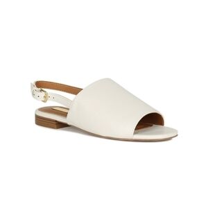 Qupid Wide Band Open Toe Singback Sandals